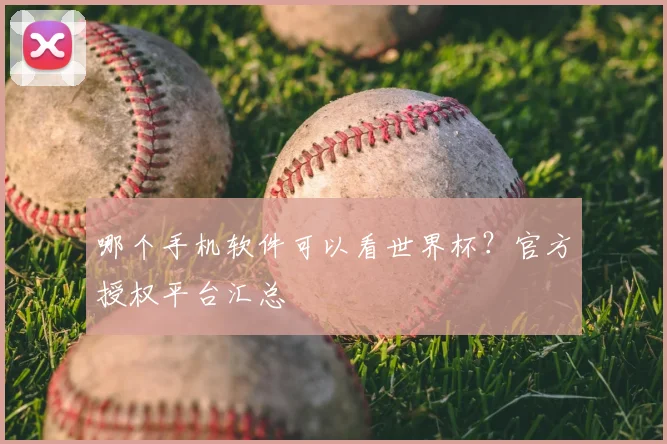 哪个手机软件可以看世界杯？官方授权平台汇总