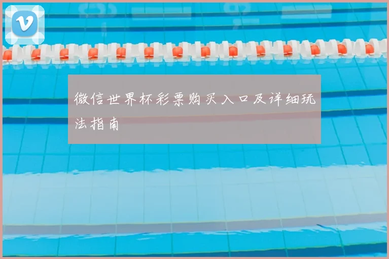 微信世界杯彩票购买入口及详细玩法指南