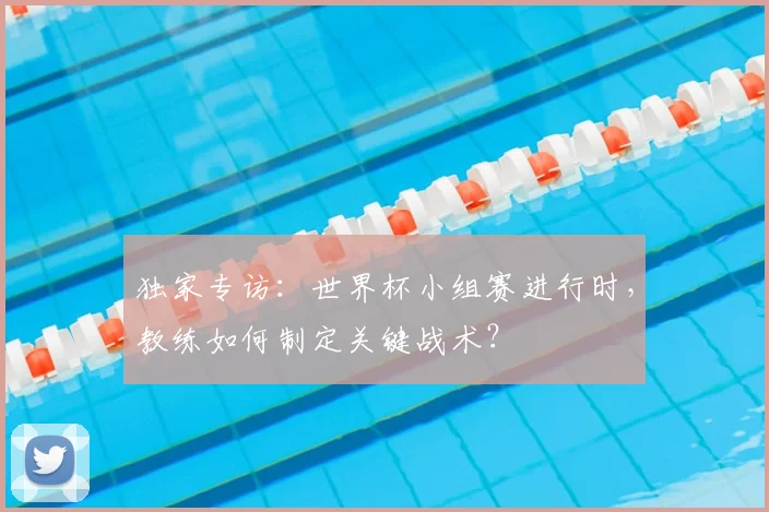 独家专访：世界杯小组赛进行时，教练如何制定关键战术？